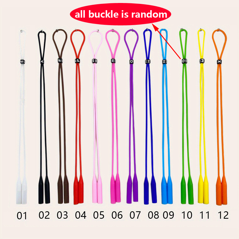 12pcs/24pcs Sports Eyewear Ret - Sunglass Retainer Cord 评论和价格