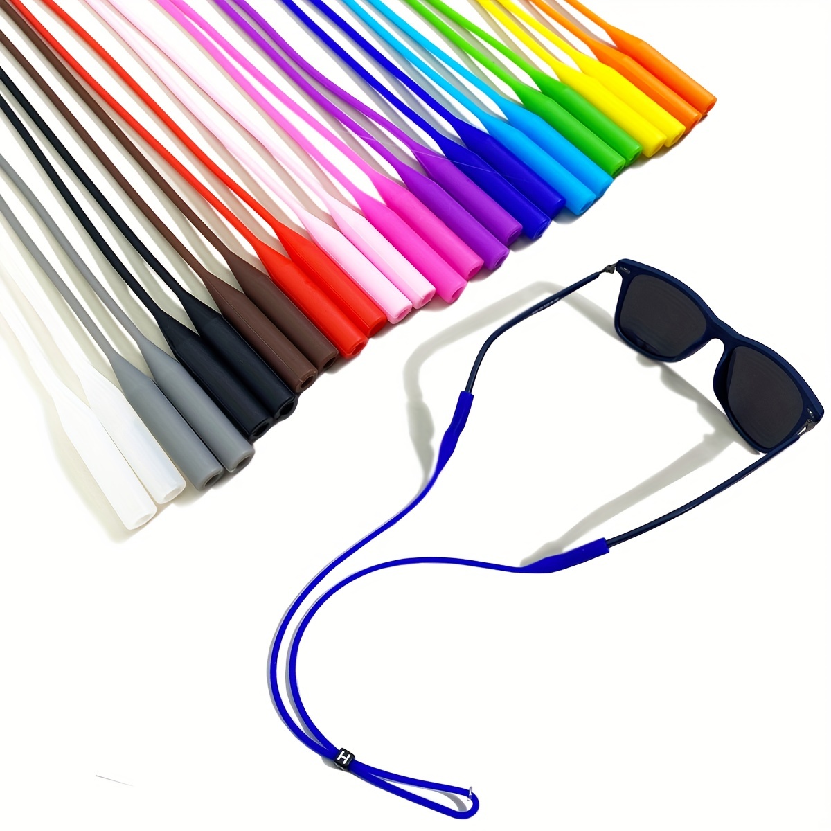 12pcs/24pcs Sports Eyewear Ret - Sunglass Retainer Cord 评论和价格