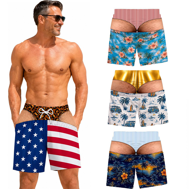 Novelty Men's Swim Trunks Funn - Swim Trunk Quick Dry 评论和价格