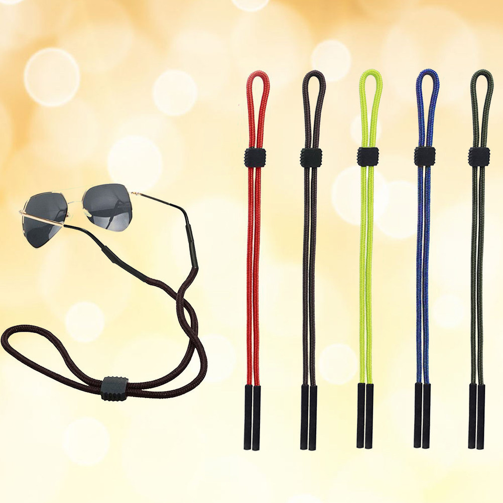 5Pcs Premium Anti-Slip Eyeglas - Sunglass Retainer Cord 评论和价格