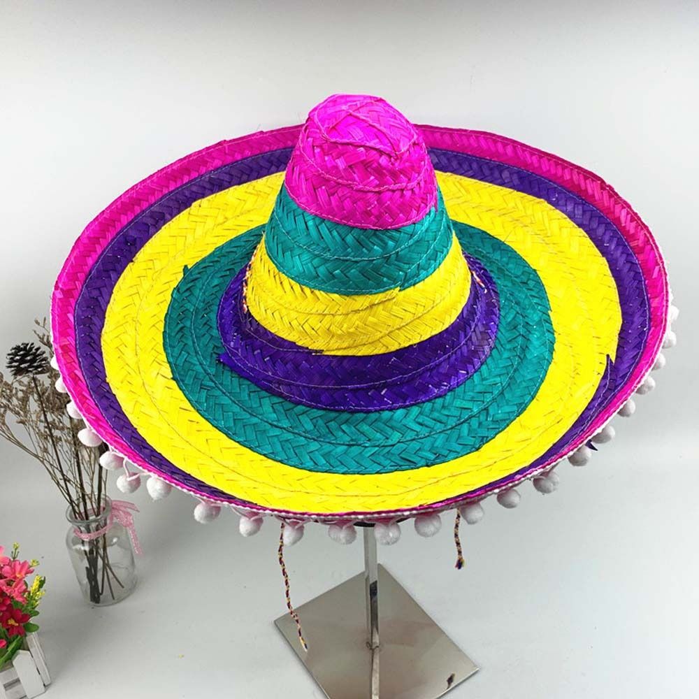 Wide Brim Mexican Party Hat Na - Bucket Hat Straw 评论和价格