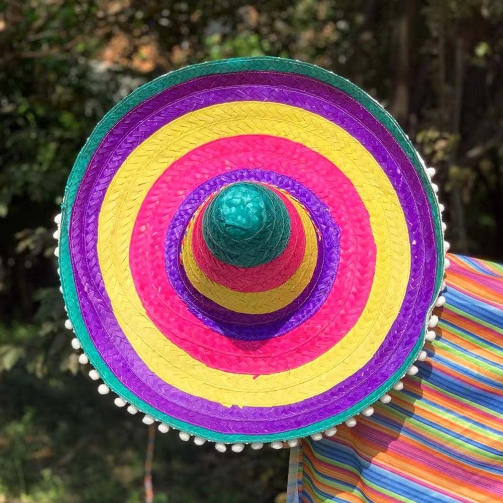 Wide Brim Mexican Party Hat Na - Bucket Hat Straw 评论和价格