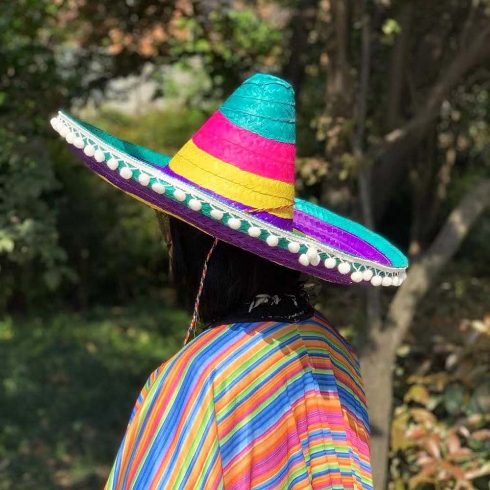 Wide Brim Mexican Party Hat Na - Bucket Hat Straw 评论和价格