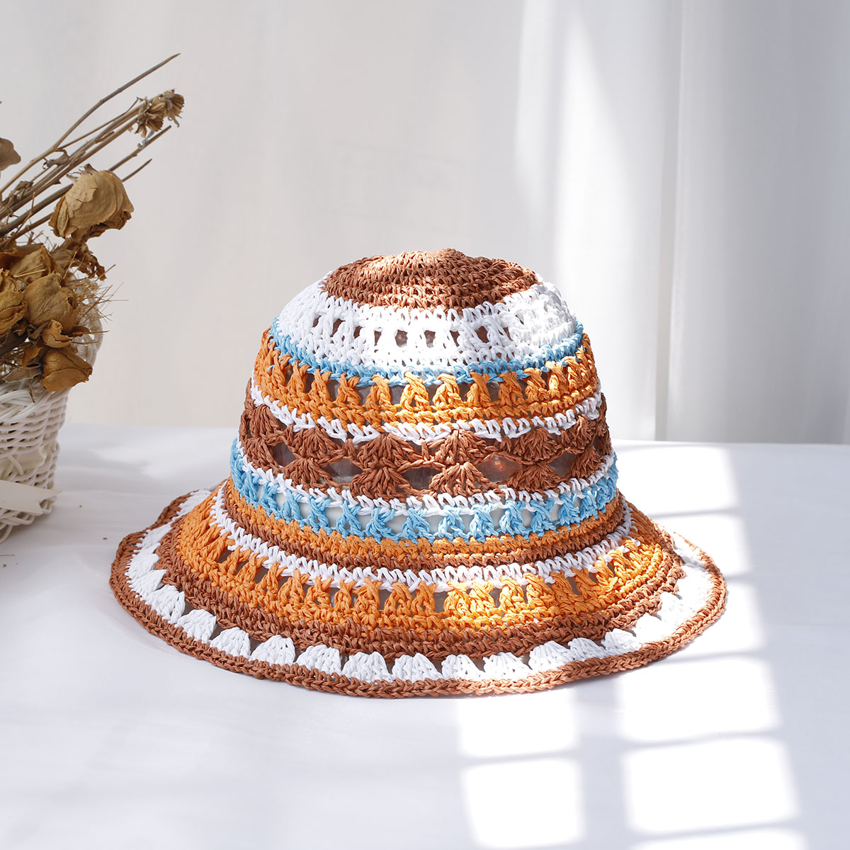 Women's hats New fashion Style - Bucket Hat Straw 评论和价格