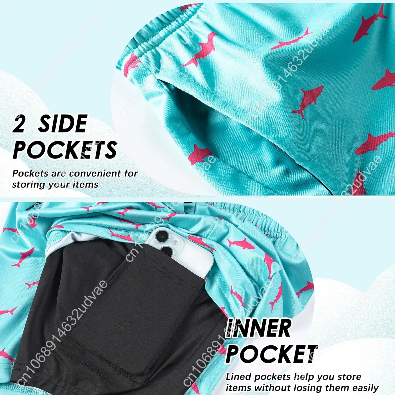 Boys Swim Trunks with Compress - Swim Trunk Quick Dry 评论和价格