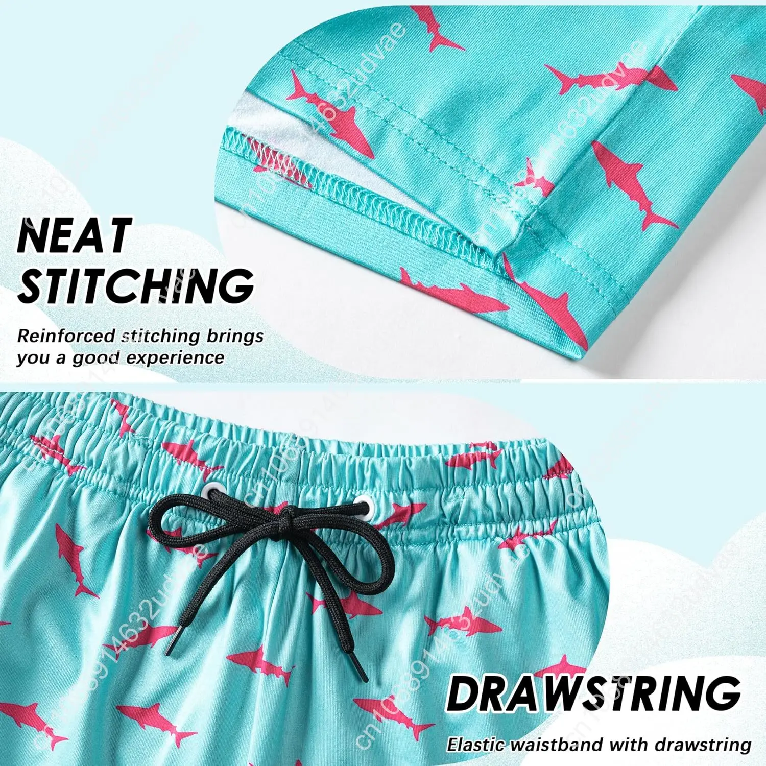 Boys Swim Trunks with Compress - Swim Trunk Quick Dry 评论和价格